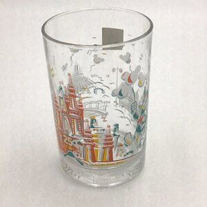 Disney World Remember the Magic  Glass 25th Anniversary Donald Duck McDonalds